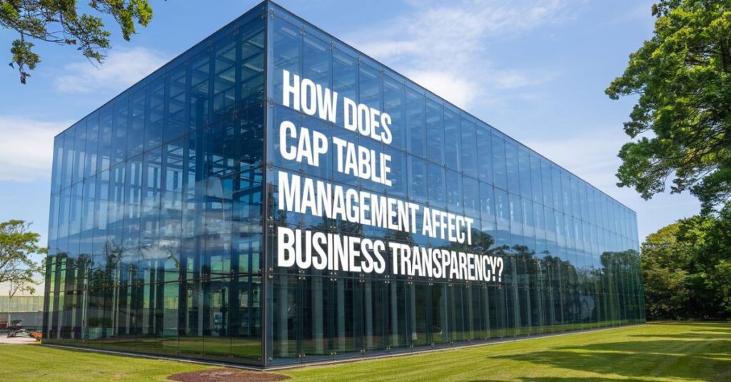 How Does Cap Table Management Affect Business Transparency