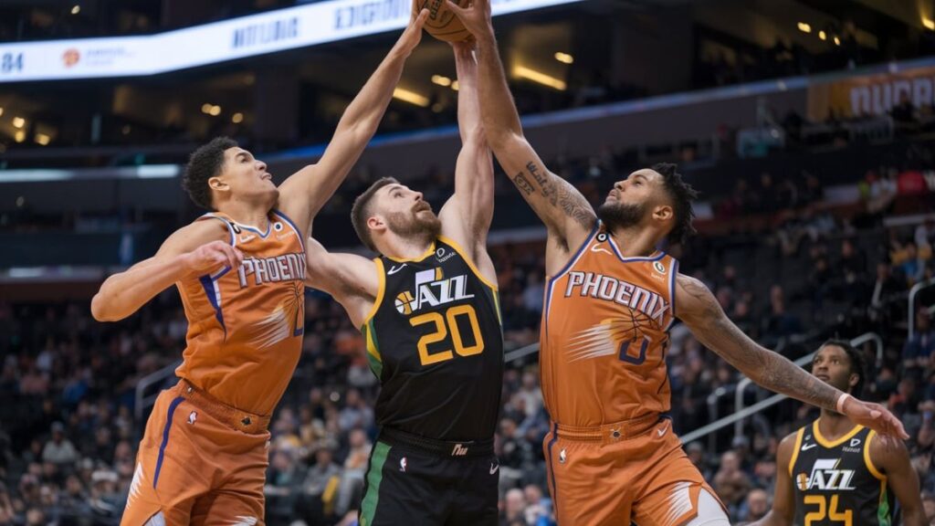 phoenix suns vs utah jazz match player stats